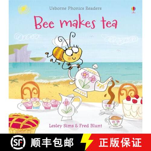 【3-4周达】Bee Makes Tea (Usborne Phonics Readers) [9781409550501]
