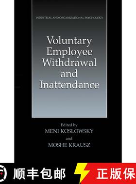 【3-4周达】Voluntary Employee Withdrawal and Inattendance : A Current Perspective [9780306472480]