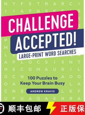 【3-4周达】Challenge Accepted!: 100 Word Searches [9781641524582]