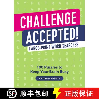 【3-4周达】Challenge Accepted!: 100 Word Searches [9781641524582]
