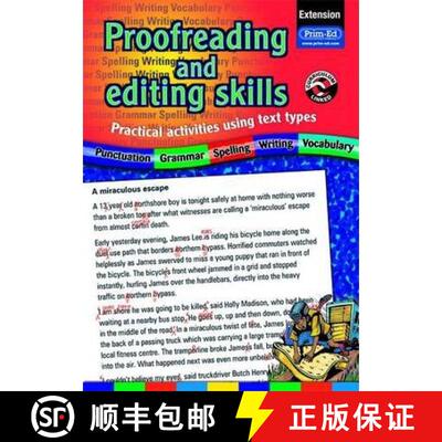 【3-4周达】Proofreading and Editing Skills: Practical Activities Using Text Types [9781846540035]