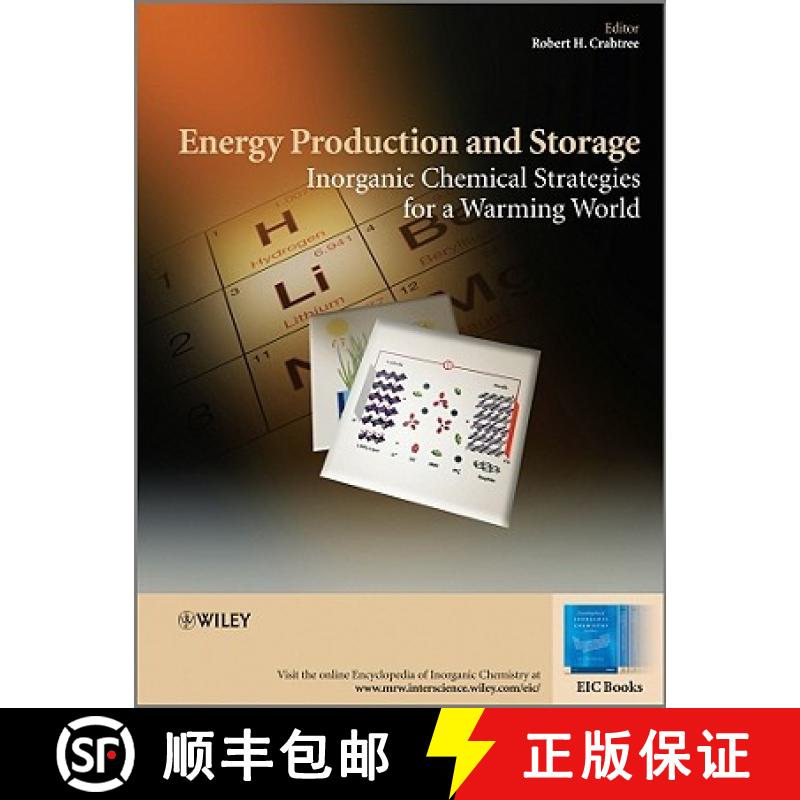 【3-4周达】Energy Production And Storage - Inorganic Chemical Strategies For A Warming World [Wiley化... [9780470749869]