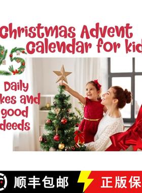 【3-4周达】Christmas advent calendar book for kids: Countdown to Christmas with jokes and one good de... [9781951911812]