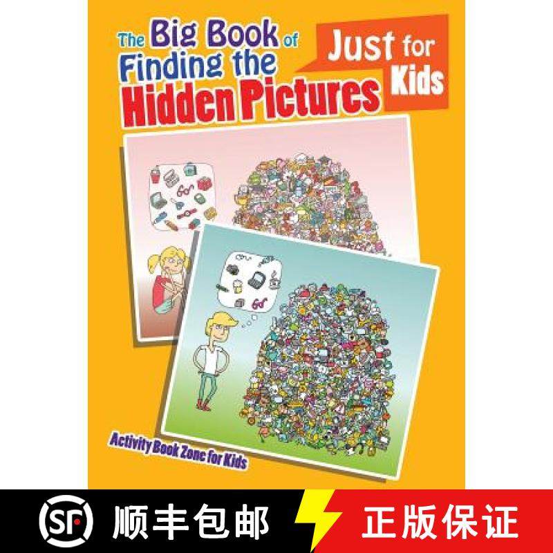 【3-4周达】The Big Book of Finding the Hidden Pictures Just for Kids [9781683760603]