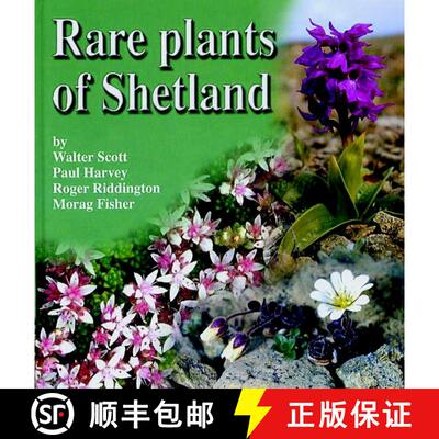 【3-4周达】精装 Rare Plants of Shetland [9780954324605]