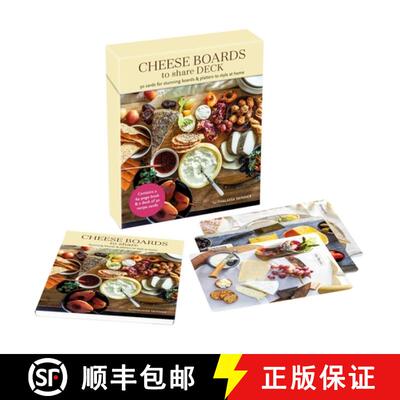【3-4周达】Cheese Boards to Share Deck : 50 cards for stunning boards & platters to style at home [9781788795562]
