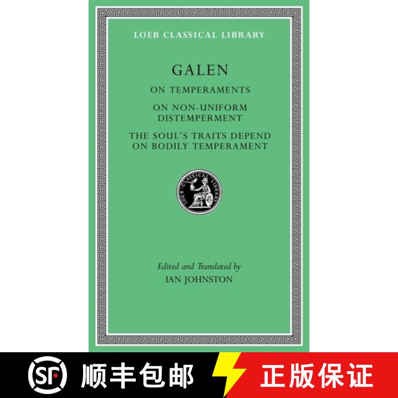 【3-4周达】On Temperaments. on Non-Uniform Distemperment. the Soul's Traits Depend on Bodily Temperament [9780674997387]