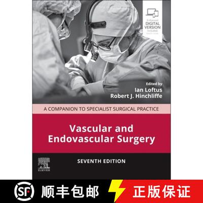 【3-4周达】精装 Vascular and Endovascular Surgery: A Companion to Specialist Surgical Practice [9780702084621]