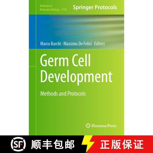 【3-4周达】精装 Germ Cell Development : Methods and Protocols [9781071636978]