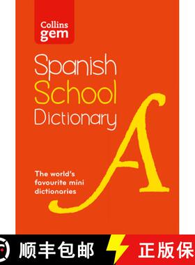 【3-4周达】Spanish School Gem Dictionary: Trusted Support for Learning, in a Mini-Format [9780008718312]