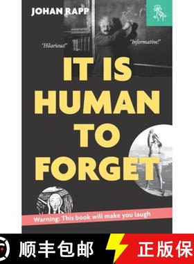 预订 It is human to forget: Warning: this book will make you laugh [9789151914916]