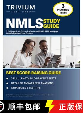 【3-4周达】NMLS Study Guide: 3 Full Length MLO Practice Tests and NMLS SAFE Mortgage Loan Originator ... [9781637983027]