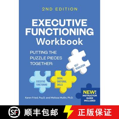【3-4周达】Executive Functioning Workbook 2nd Edition: Putting the Puzzle Pieces Together: Executive ... [9798218910136]