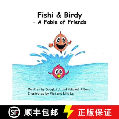 【3-4周达】Fishi & Birdy - A Fable of Friends [9781300170518]