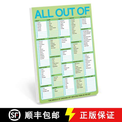 【3-4周达】Knock Knock All Out Of (Refresh) Magnet Classic Pad (Pastel Edition) [9781683492979]