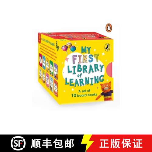 【3-4周达】精装 My First Library of Learning: Box set, Complete collection of 10 early learning board... [9780143452768]