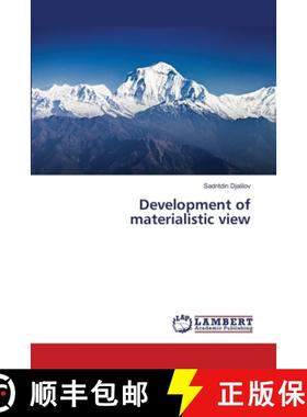 预订 Development of materialistic view [9786139825974]