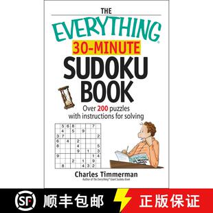 【3-4周达】The Everything 30-Minute Sudoku Book: Over 200 Puzzles With Instructructions For Solving [9781598690552]