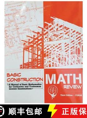 预订 Basic Construction Math Review: A Manual of Basic Mathematics for Contractor and Tradesman Licen... [9781946798961]