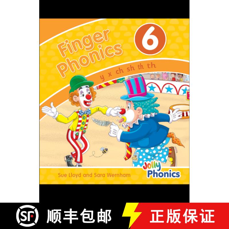 【3-4周达】Finger Phonics Book 6: in Precursive Letters (British English edition) [9781844146482]