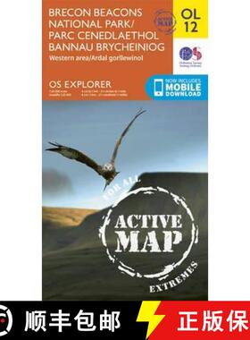 【3-4周达】Brecon Beacons National Park / Parc Cenedlaethol Bannau Brycheiniog - Western Area / Ardal... [9780319469309]