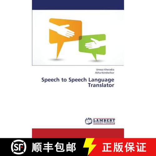 预订 Speech to Speech Language Translator [9783659311727]