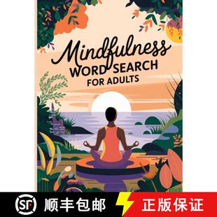 【3-4周达】Mindfulness Word Search Book for Adults: Large Print Word Search Puzzle Book for Women [9786023257652]