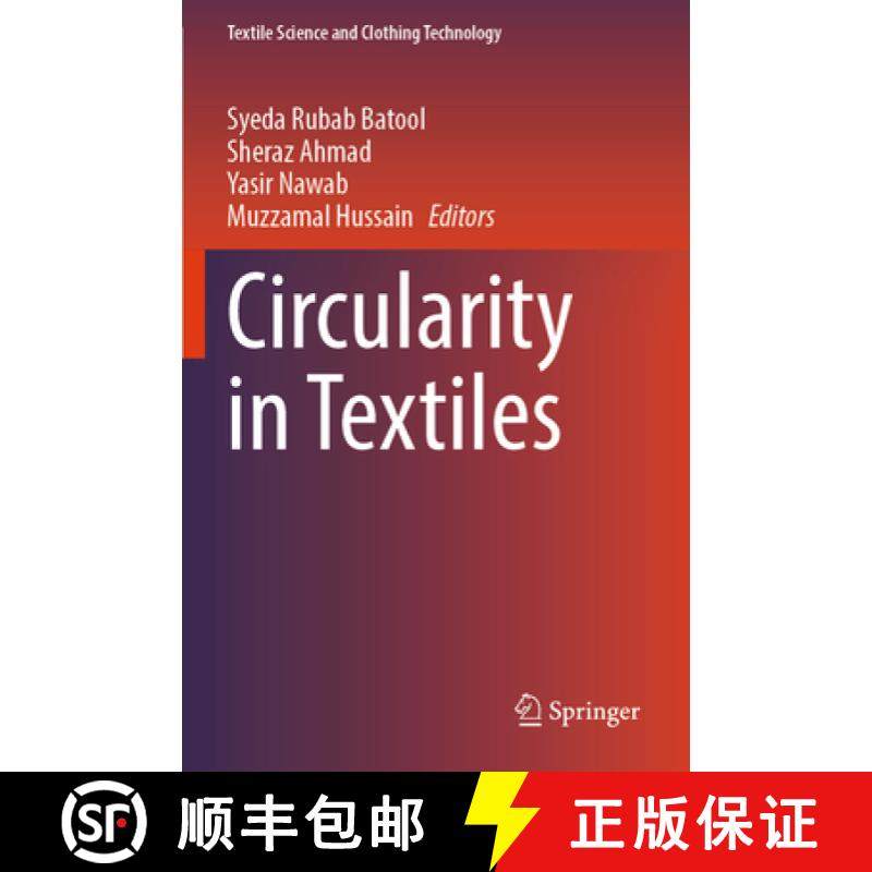 【3-4周达】Circularity in Textiles [9783031494819]