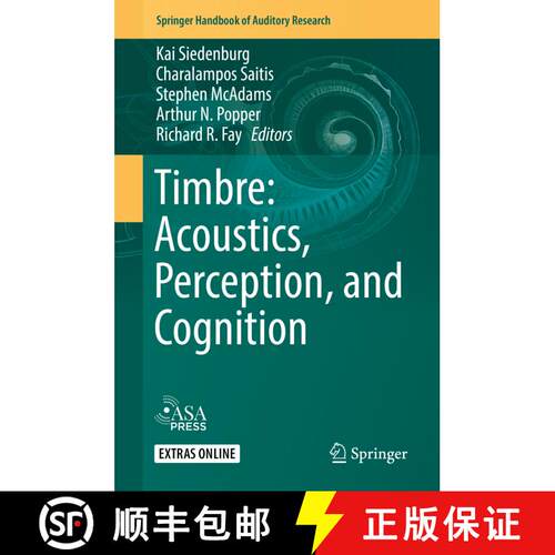 【3-4周达】精装 Timbre: Acoustics, Perception, and Cognition [9783030148317]