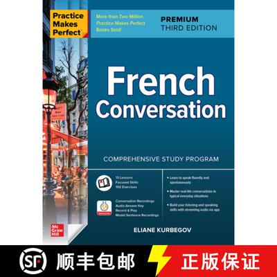 现货 熟能生巧：法语对话 Practice Makes Perfect: French Conversation, Premium Third Edition [9781264257294]