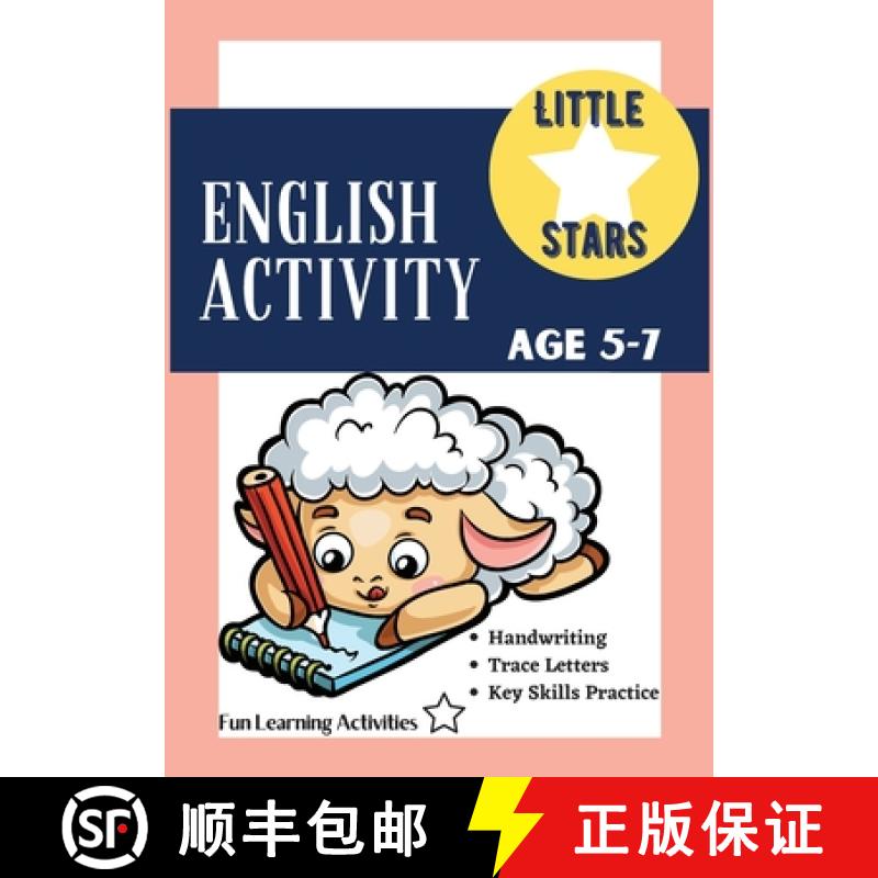 【3-4周达】English Activity Age 5-7: Fun, Complete Trace Letters Alphabet Basics Workbook - 98 Pages,... [9783755105534]