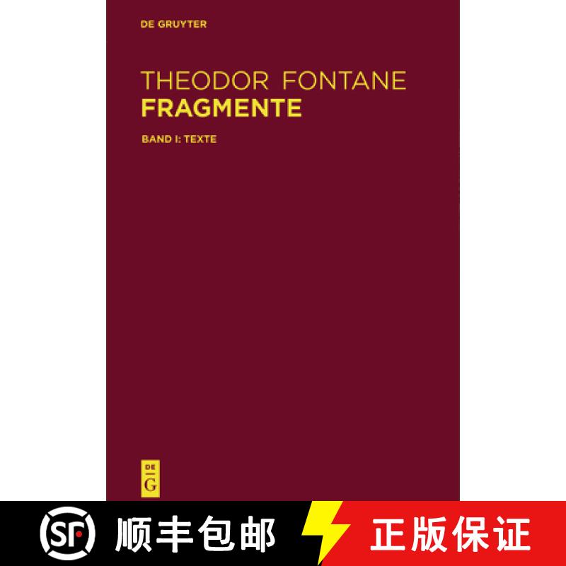 【3-4周达】Fragmente: Erzählungen, Impressionen, Essays [9783110195675]