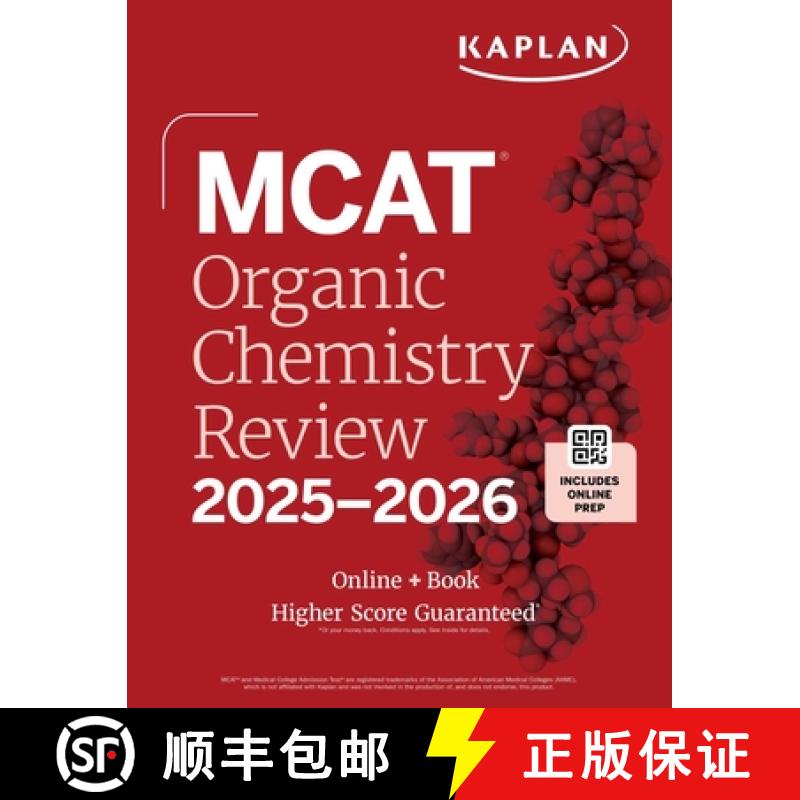 【3-4周达】MCAT Organic Chemistry Review 2025-2026: Online + Book [9781506294254]