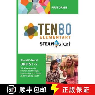 【3-4周达】STEAMStart First Grade: Adventures in 2D Shapes [9781942357261]
