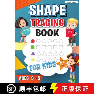【3-4周达】Shape Tracing Book: Shape Tracing Book for Preschoolers, Homeschool Learning Activities fo... [9781394424023]