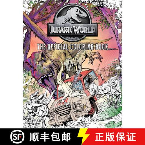 【3-4周达】Jurassic World: The Official Coloring Book [9798886632705]