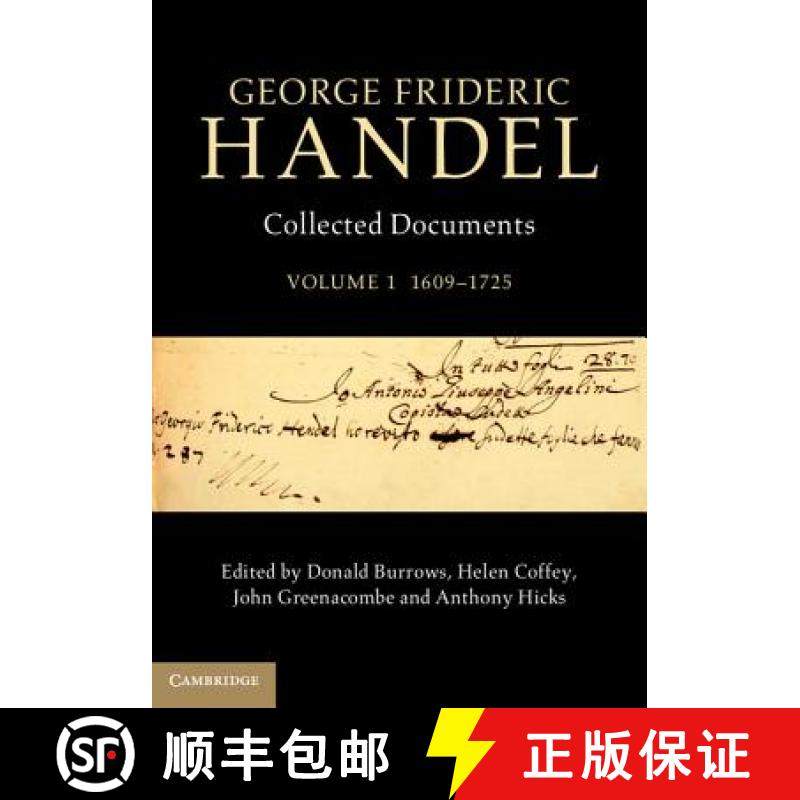 【3-4周达】George Frideric Handel: Volume 1, 1609–1725: Collected Documents - 1609-1725 [9781107019539]
