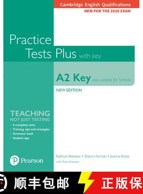 【3-4周达】Cambridge English Qualifications: A2 Key (Also suitable for Schools) New Edition Practice ... [9781292271484]
