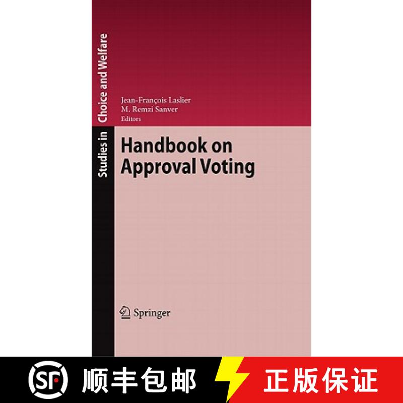 【3-4周达】Handbook on Approval Voting [9783642028380]