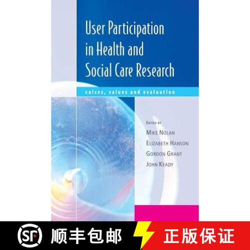 【3-4周达】User Participation in Health and Social Care Research: Voices, Values and Evaluation [9780335222056]