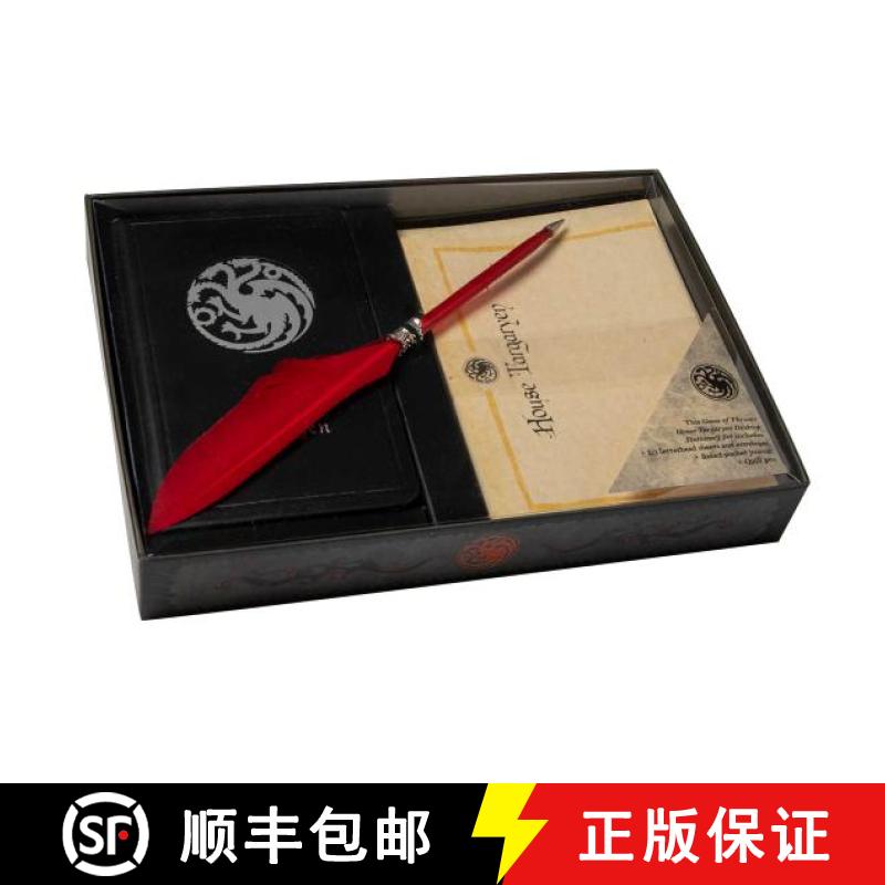 【3-4周达】Game of Thrones: House Targaryen: Desktop Stationery Set (with Pen) [9781683832874]