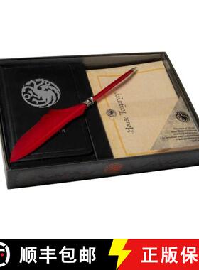 【3-4周达】Game of Thrones: House Targaryen: Desktop Stationery Set (with Pen) [9781683832874]