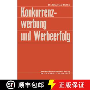【3-4周达】Konkurrenzwerbung und Werbeerfolg [9783409364126]