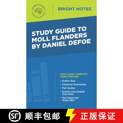 【3-4周达】Study Guide to Moll Flanders by Daniel Defoe [9781645420705]