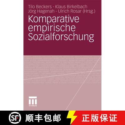 【3-4周达】Komparative empirische Sozialforschung [9783531168500]
