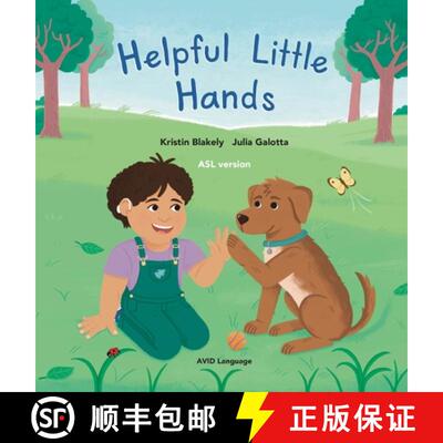 【3-4周达】精装 Helpful Little Hands: ASL version - Nate discovers how much he can do with his hands,... [9781913968960]