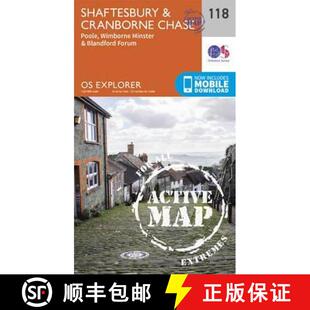 【3-4周达】Shaftesbury, Cranbourne Chase, Poole, Wimbourne Minster and Blandford [9780319469989]