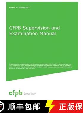 预订 Cfpb Supervision and Examination Manual [9781937299187]