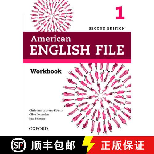 【3-4周达】American English File 2e Workbook Level 1 2019 Pack [9780194776035]