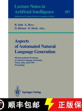 【3-4周达】Aspects of Automated Natural Language Generation: 6th International Workshop on Natural La... [9783540553991]